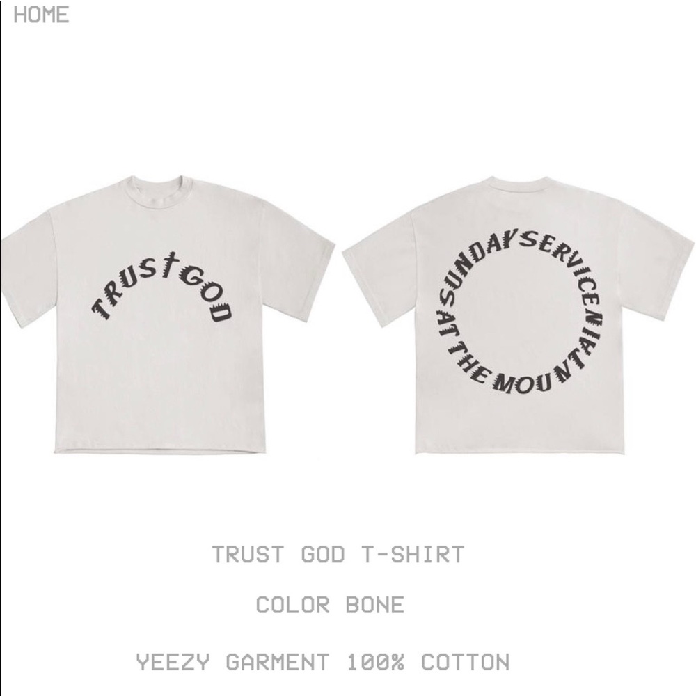 kanye west coachella sunday service t-shirt
